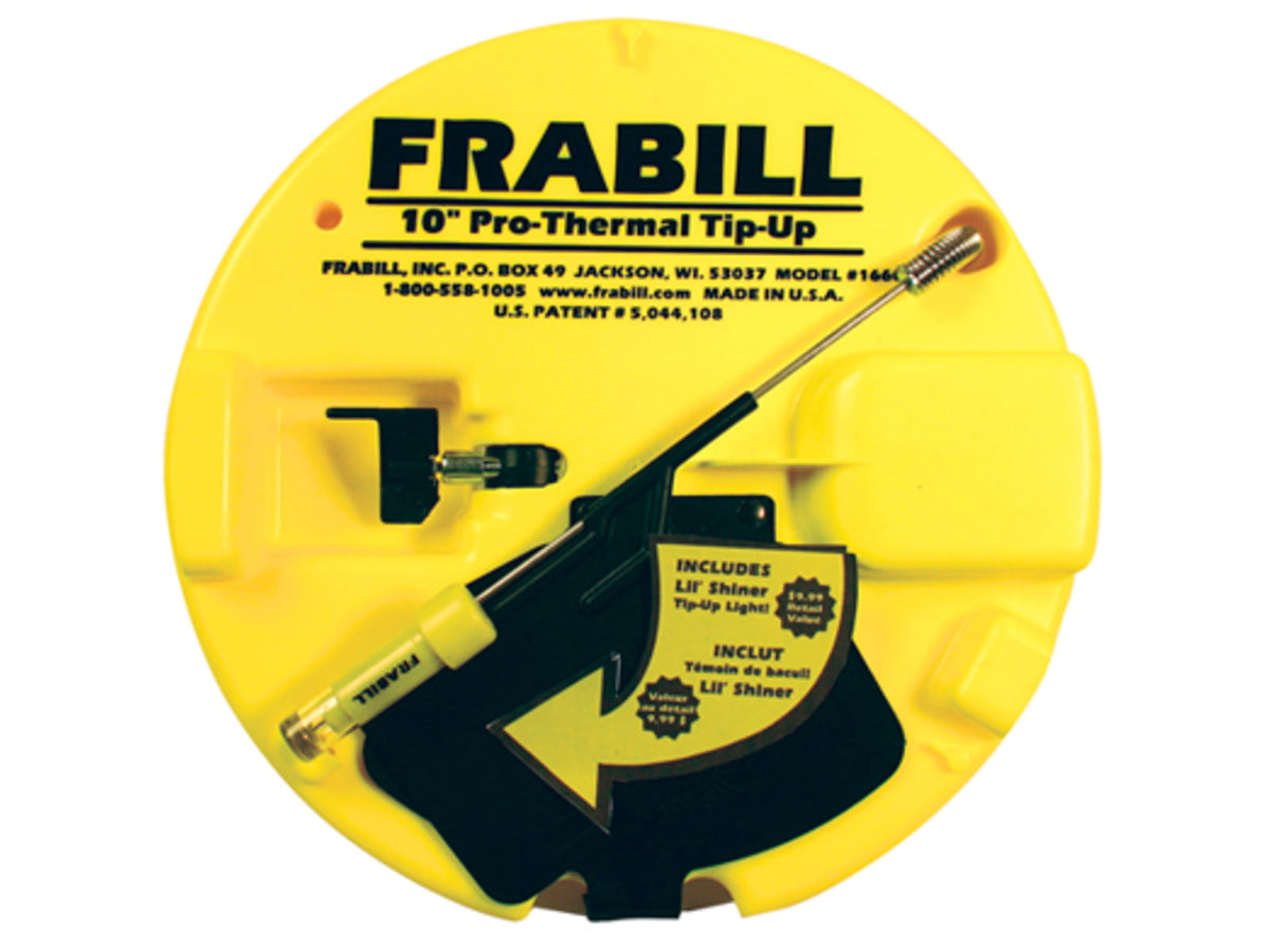 Frabill Pro Thermal Tip-Up with Lite Chart Chartreuse 10 in PMC1671