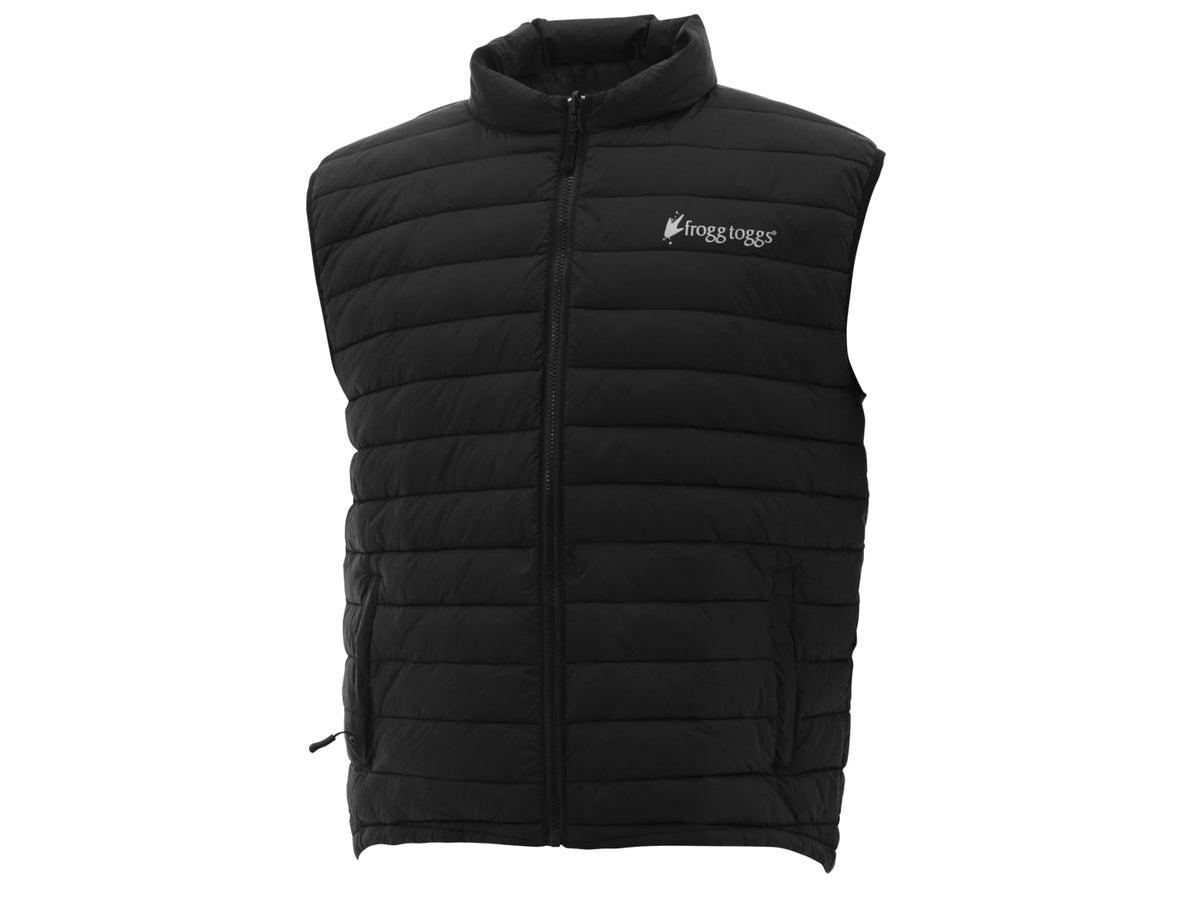 Frogg Toggs Co-Pilot Insulated Puff Vest Black Small PF33101-01SM