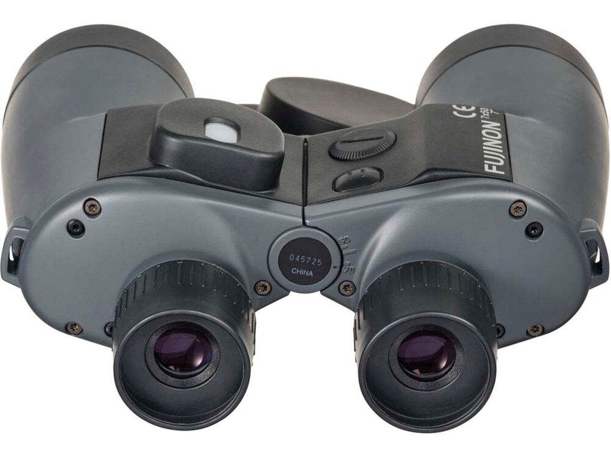Fujinon Mariner 7x50mm WPC-XL Compass Porro Prism Binoculars w/ Integrated Compass Dark Grey 180mm x 201mm x 76mm