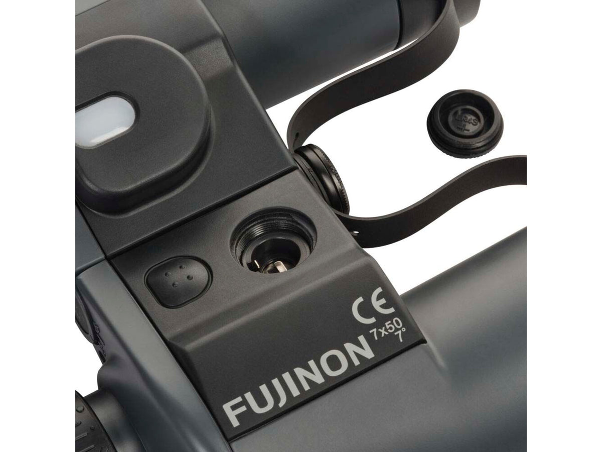 Fujinon Mariner 7x50mm WPC-XL Compass Porro Prism Binoculars w/ Integrated Compass Dark Grey 180mm x 201mm x 76mm