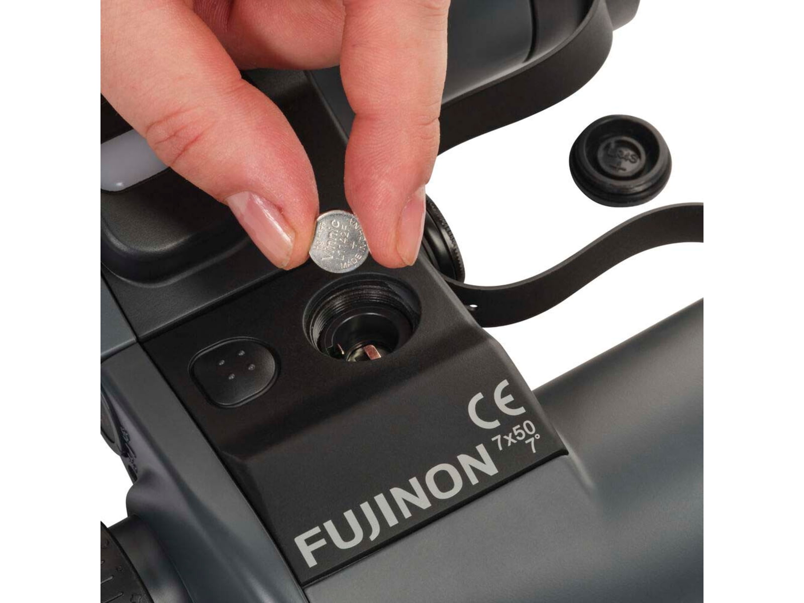 Fujinon Mariner 7x50mm WPC-XL Compass Porro Prism Binoculars w/ Integrated Compass Dark Grey 180mm x 201mm x 76mm