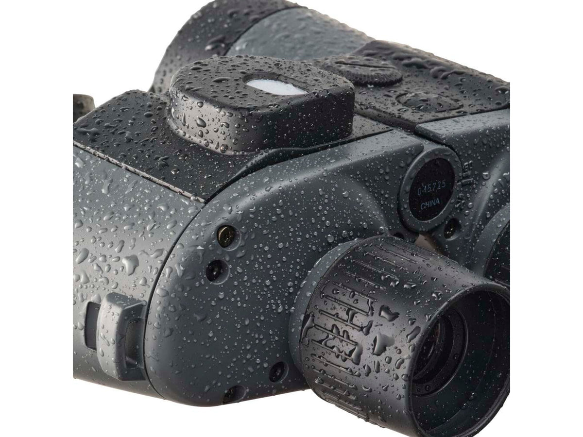 Fujinon Mariner 7x50mm WPC-XL Compass Porro Prism Binoculars w/ Integrated Compass Dark Grey 180mm x 201mm x 76mm