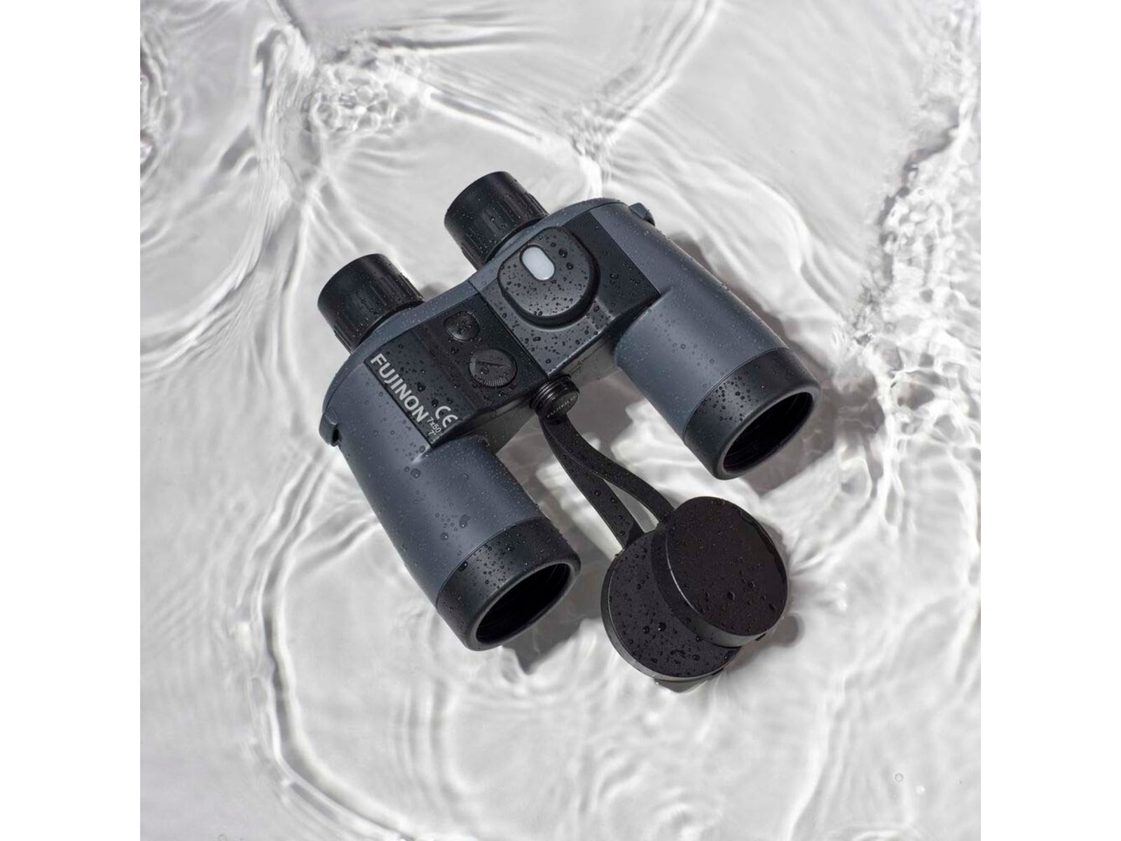 Fujinon Mariner 7x50mm WPC-XL Compass Porro Prism Binoculars w/ Integrated Compass Dark Grey 180mm x 201mm x 76mm
