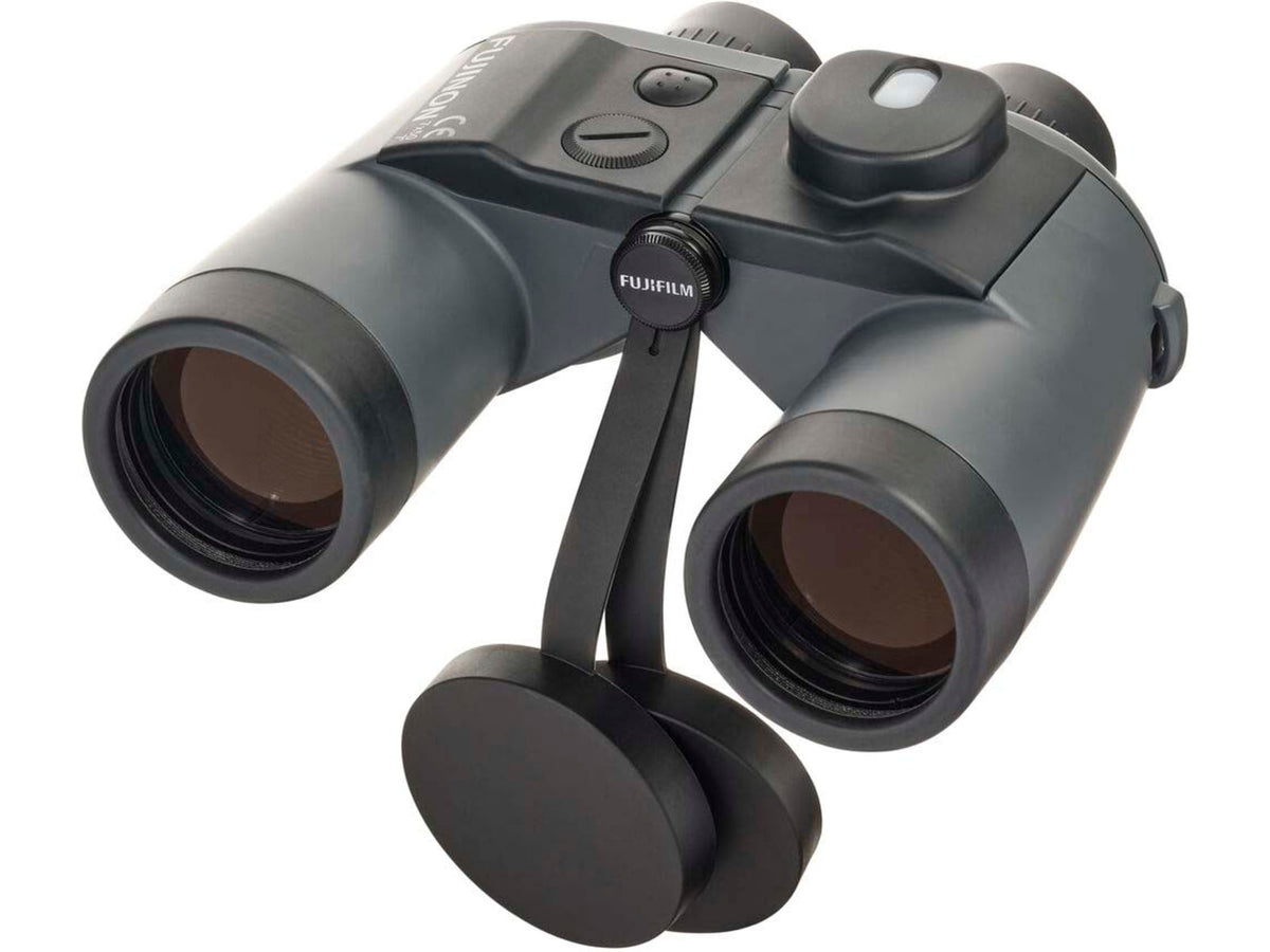 Fujinon Mariner 7x50mm WPC-XL Compass Porro Prism Binoculars w/ Integrated Compass Dark Grey 180mm x 201mm x 76mm