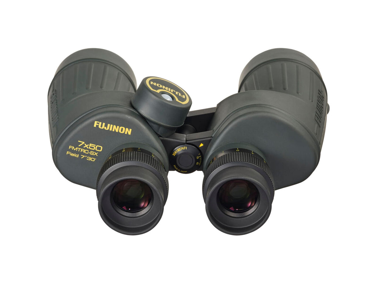 Fujinon Polaris FMTRC-SX 7x50mm High-Resolution Porro Prism Binoculars w/ Field Flattening Lenses and Integrated Compass Black 198mm x 218mm x 93mm