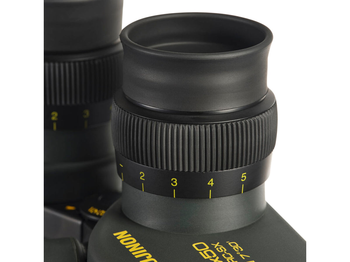 Fujinon Polaris FMTRC-SX 7x50mm High-Resolution Porro Prism Binoculars w/ Field Flattening Lenses and Integrated Compass Black 198mm x 218mm x 93mm