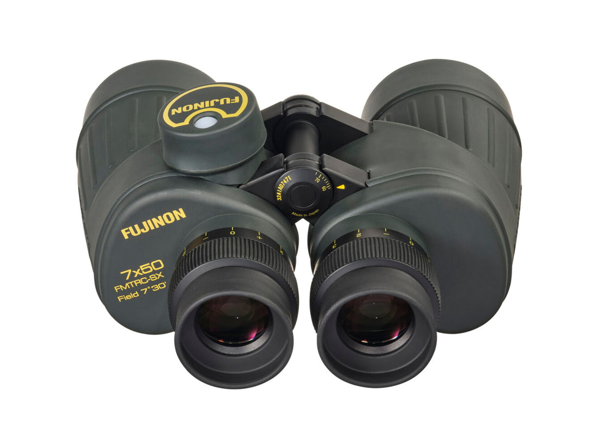 Fujinon Polaris FMTRC-SX 7x50mm High-Resolution Porro Prism Binoculars w/ Field Flattening Lenses and Integrated Compass Black 198mm x 218mm x 93mm