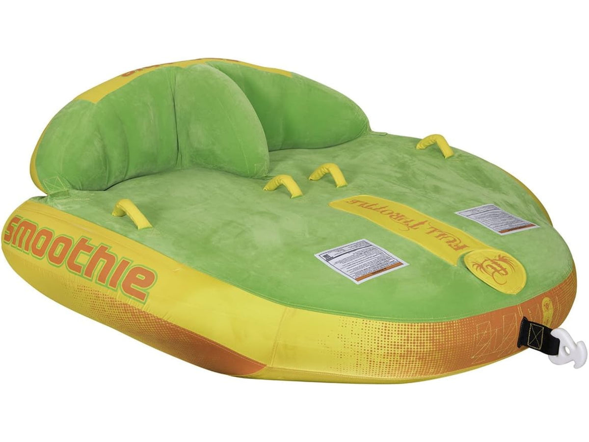 Full Throttle Smoothie Flocked Two Person Tube Green 30310040000217