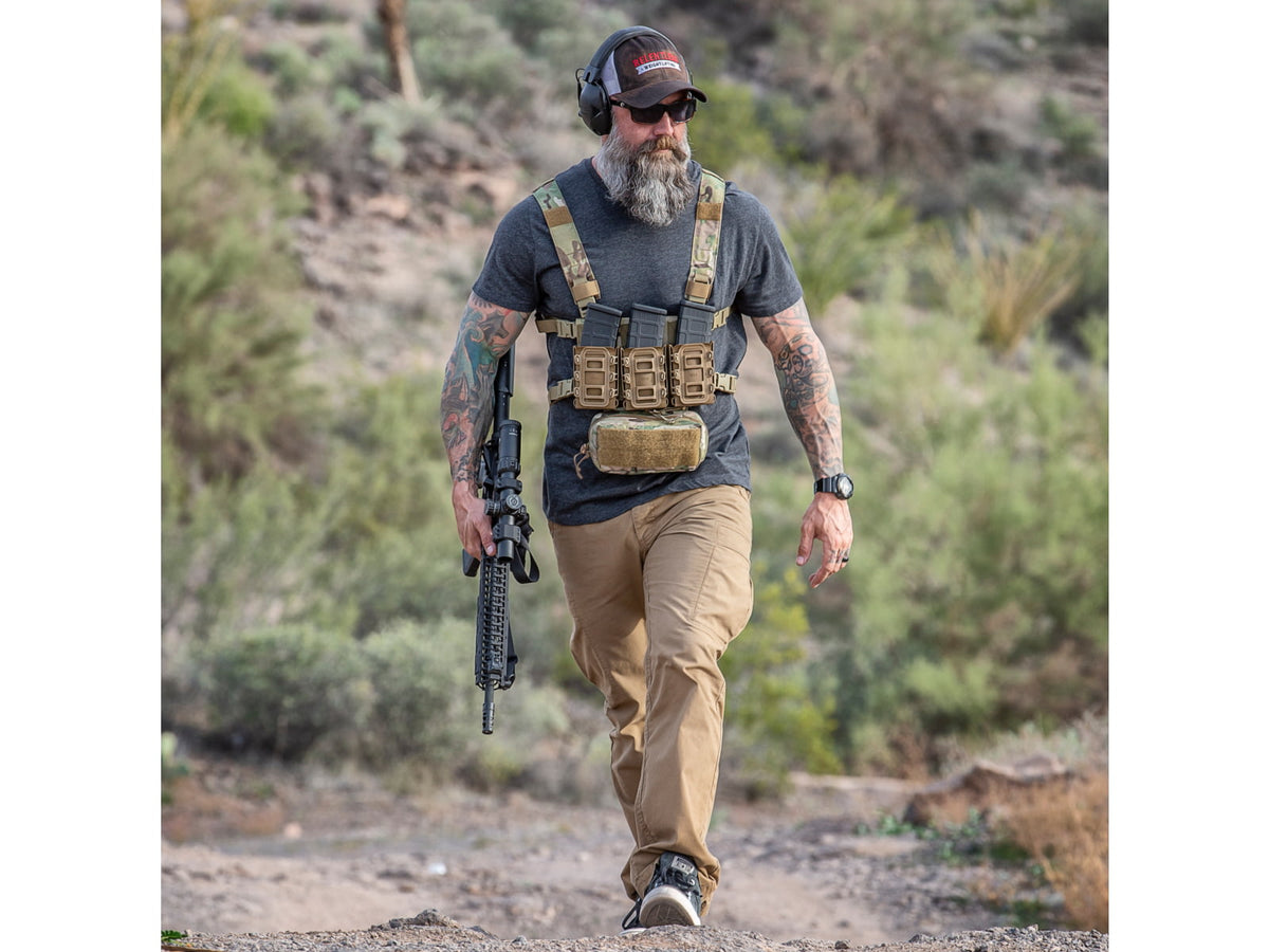 G-Code SYNC 3Zero Micro Chest Placard and Harness Multicam Green