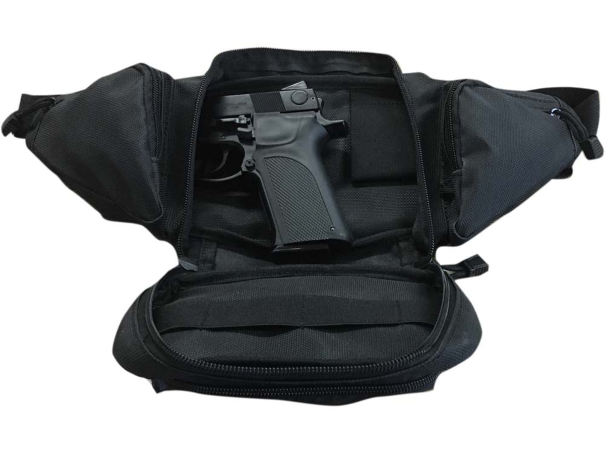 Galati Gear Conceal Carry Fanny Pack Black 18in GLCCFANNYB
