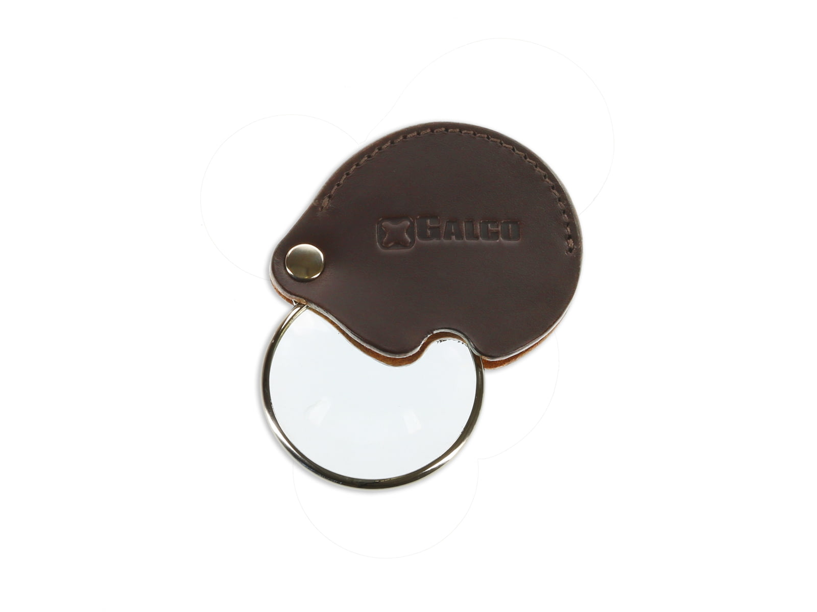 Galco Magnifying Glass Loupe With Case Dark Havana