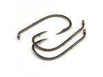 Gamakatsu 0 Baitholder Hook Needle Point Sliced Shank Offset Ringed Eye Bronze Size 12 10 per Pack