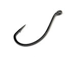Gamakatsu Fishing Hook Needle Point Wide Gap All Purpose Ringed Eye NS Black Size 8 10 per Pack