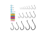 Gamakatsu Octopus Nano Alpha All Purpose Fishing Hook Size 1/0 Black