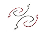 Gamakatsu Worm Offset Ewg Nsb 4/0 25 Hooks P/P 58414-25
