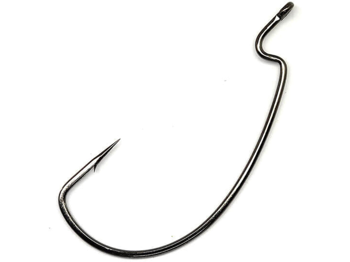 Gamakatsu Worm Offset Ewg Nsb 4/0 25 Hooks P/P 58414-25
