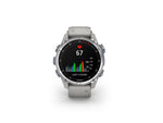 Garmin Descent Mk3 43mm Stainless Steel with Fog Gray Silicone Band 010-02753-03