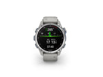 Garmin Descent Mk3 43mm Stainless Steel with Fog Gray Silicone Band 010-02753-03