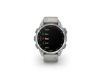 Garmin Descent Mk3 43mm Stainless Steel with Fog Gray Silicone Band 010-02753-03