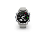 Garmin Descent Mk3 43mm Stainless Steel with Fog Gray Silicone Band 010-02753-03