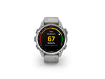 Garmin Descent Mk3 43mm Stainless Steel with Fog Gray Silicone Band 010-02753-03