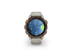 Garmin Descent Mk3i 43 mm Bronze PVD Titanium with French Gray Silicone Band