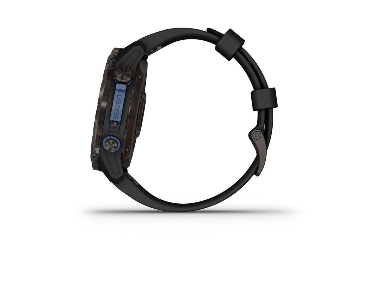 Garmin Descent Mk3i 51 mm Carbon Gray DLC Titanium with Black Silicone Band