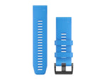 Garmin Fenix 5X Plus 26mm QuickFit Silicone Band Cyan Blue 010-12741-02
