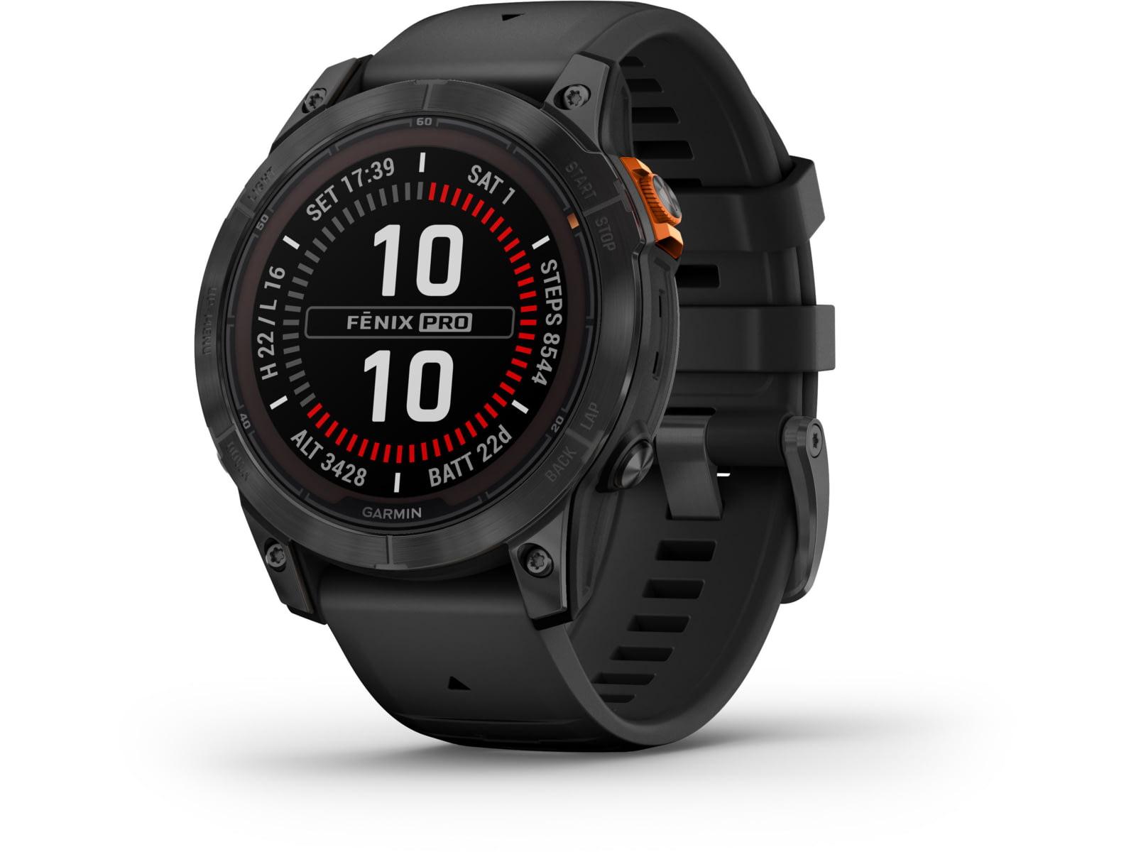 Garmin Fenix 7X Pro Solar Edition Slate Gray with Black Band Watch 010-02778-00