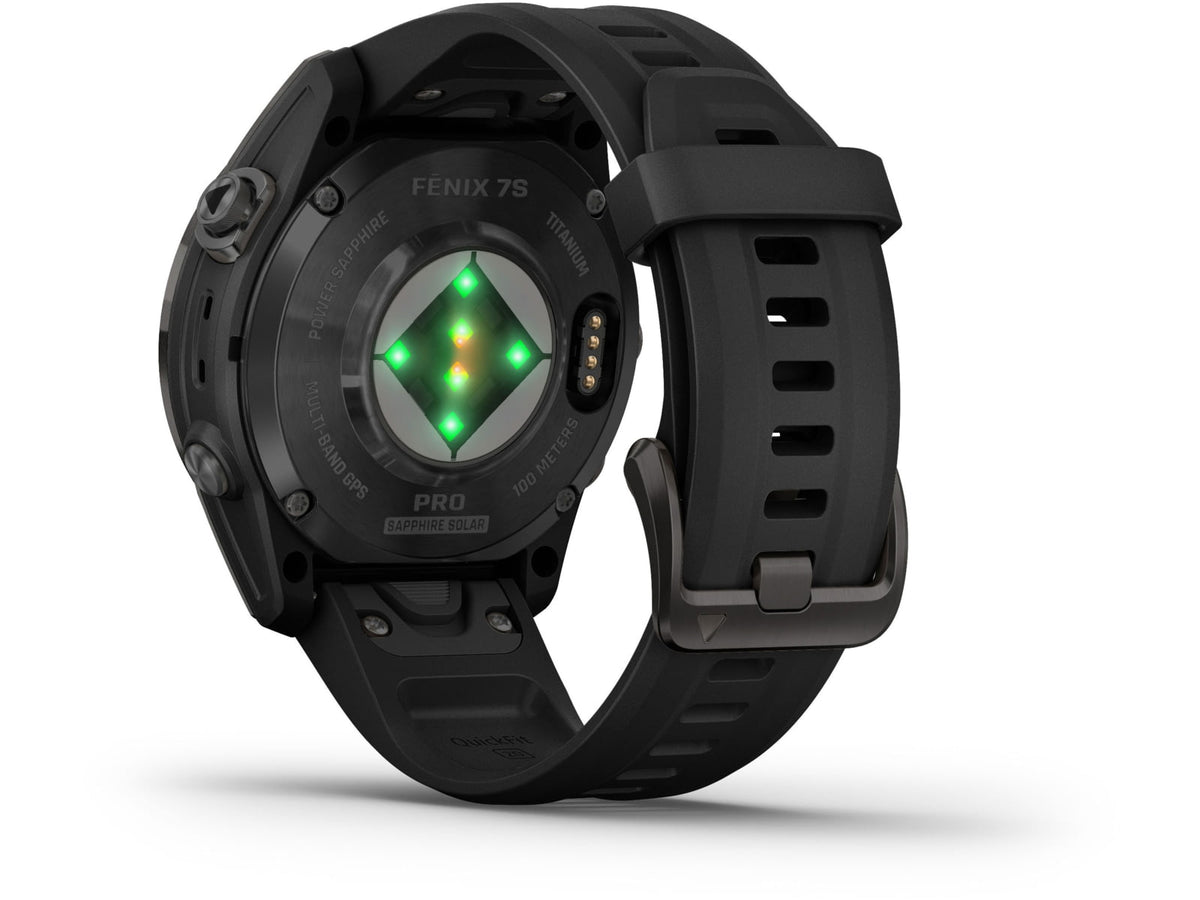 Garmin Fenix 7X ProSapphire Solar Edition Titanium with Fog Gray/Ember Orange Band Watch