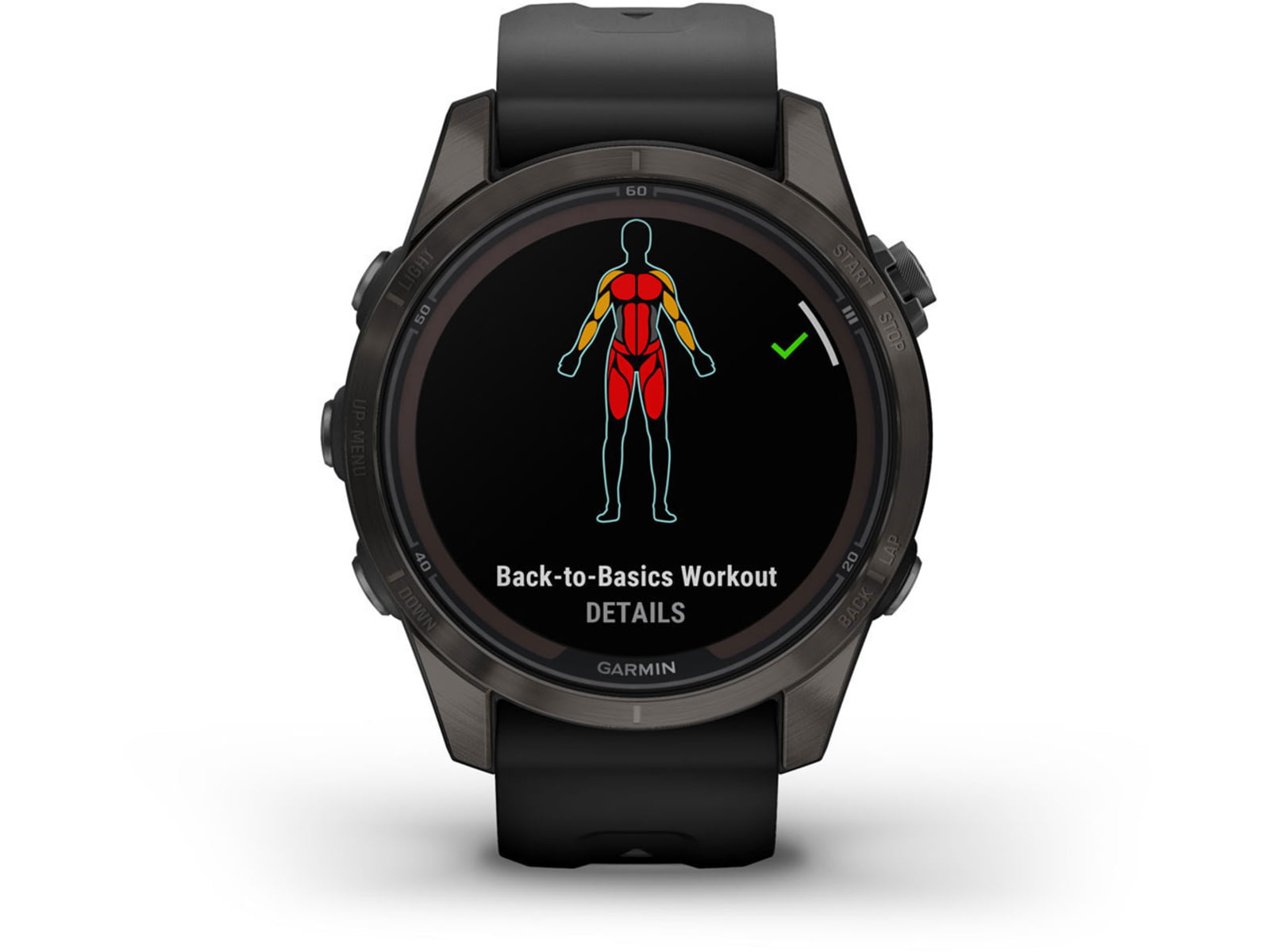 Garmin Fenix 7X ProSapphire Solar Edition Titanium with Fog Gray/Ember Orange Band Watch