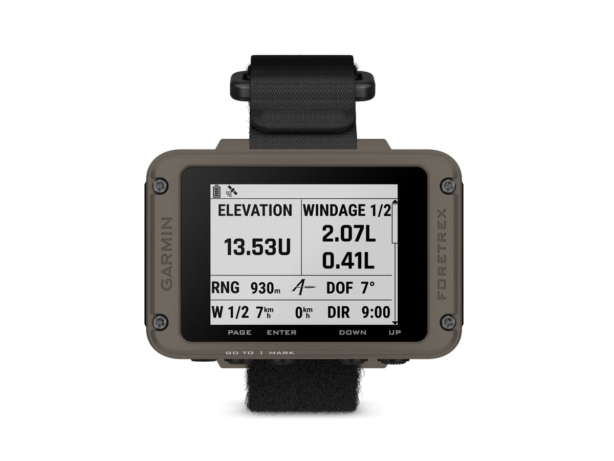 Garmin Foretrex 901 Ballistic Edition Wrist-Mounted GPS Navigator with Strap 010-02760-00