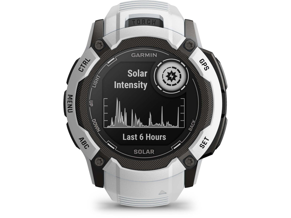 Garmin Instinct 2X Solar Watch Whitestone 010-02805-14