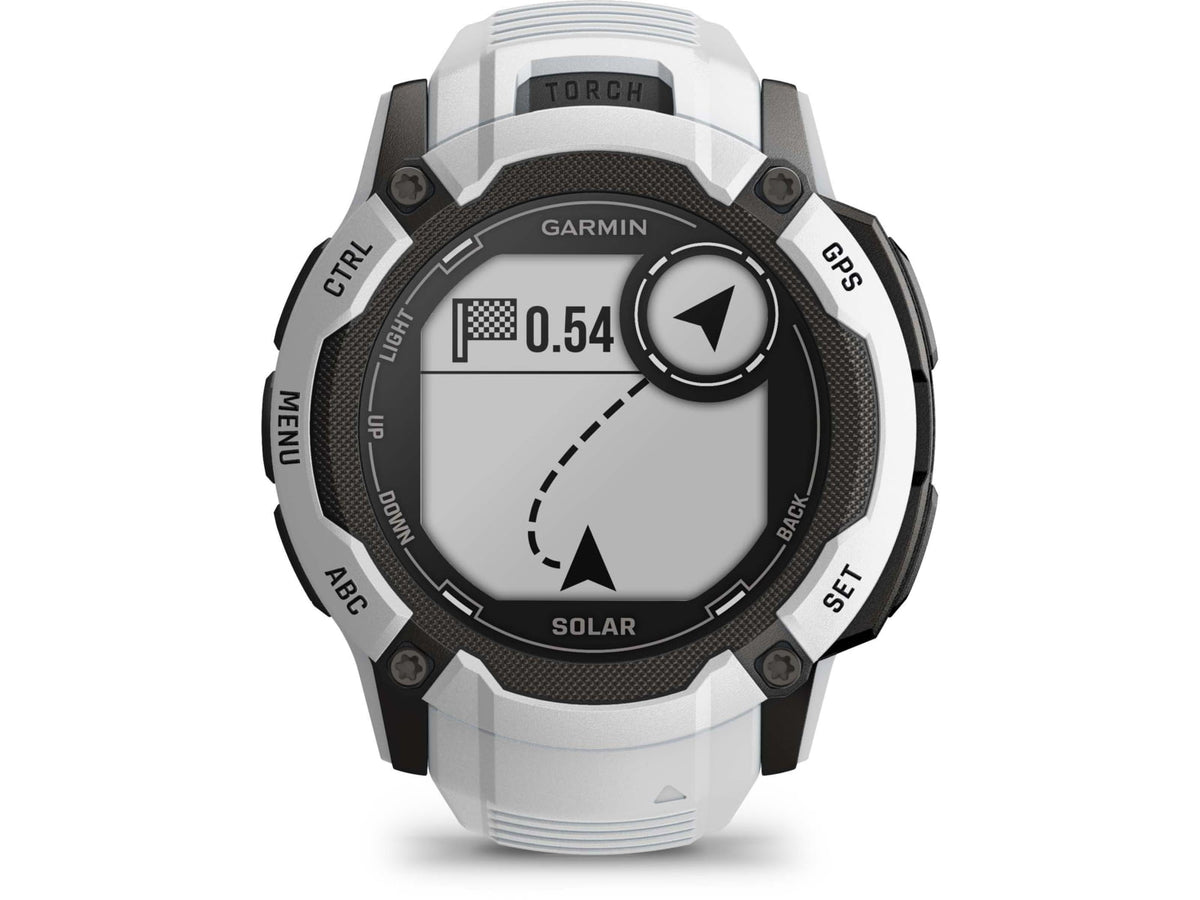 Garmin Instinct 2X Solar Watch Whitestone 010-02805-14