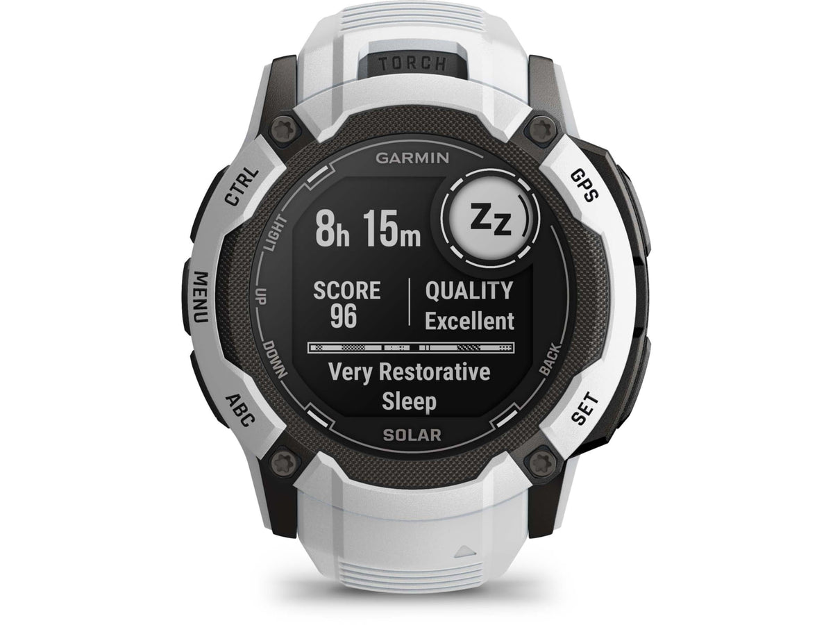 Garmin Instinct 2X Solar Watch Whitestone 010-02805-14