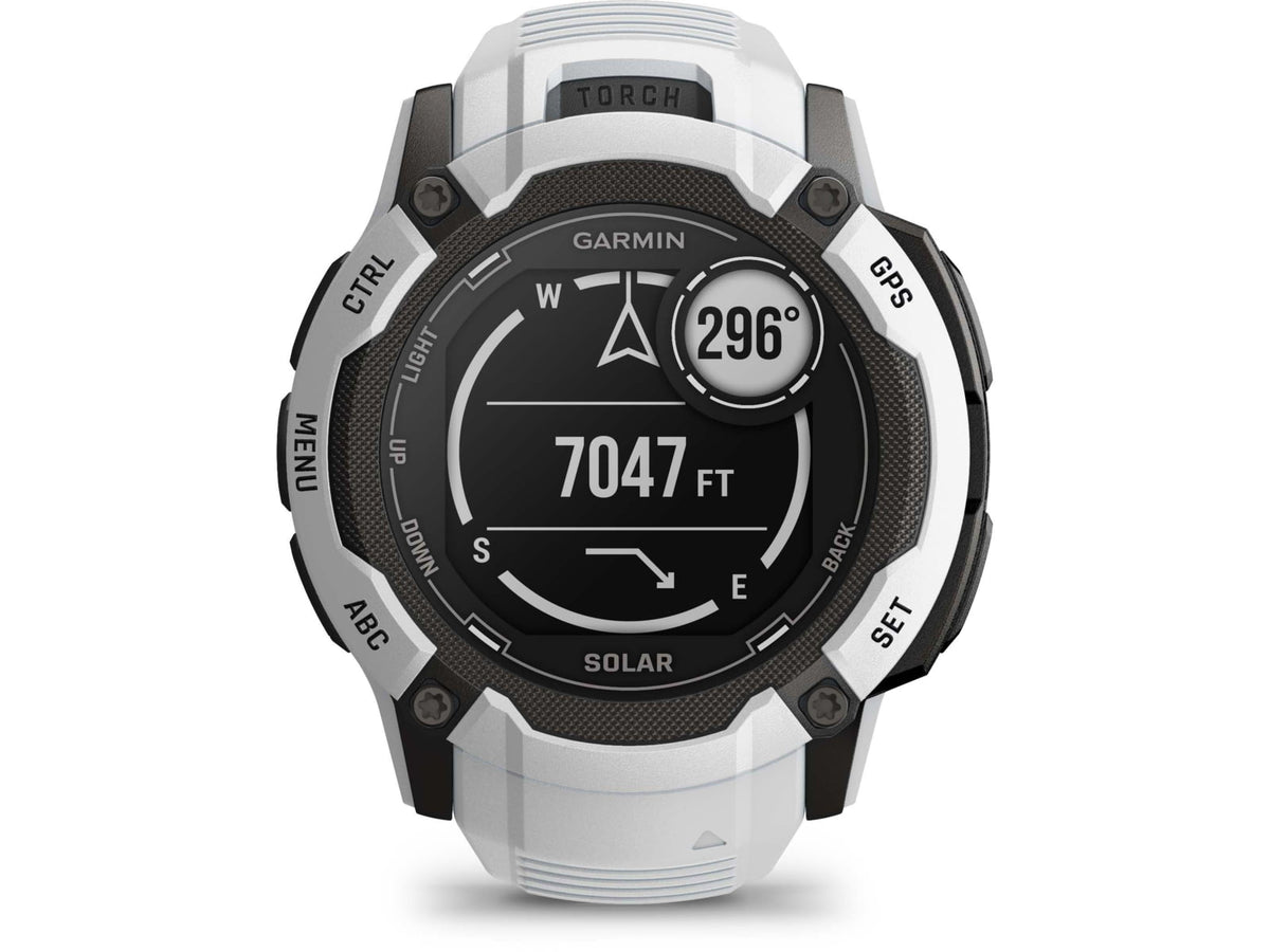Garmin Instinct 2X Solar Watch Whitestone 010-02805-14