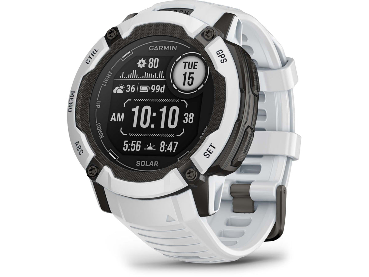 Garmin Instinct 2X Solar Watch Whitestone 010-02805-14