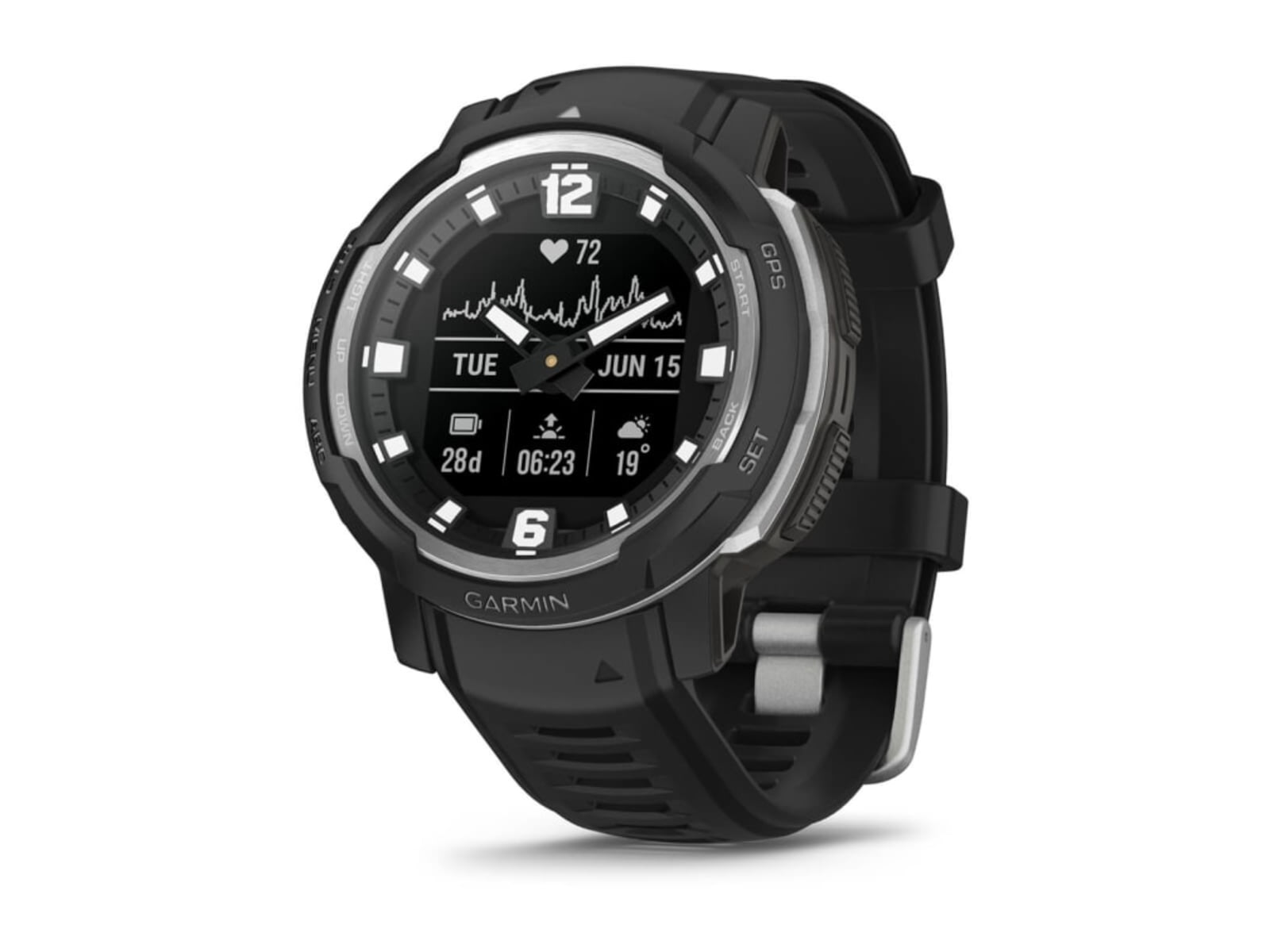 Garmin Instinct Crossover Watch Standart Edition 45mm Black 010-02730-13