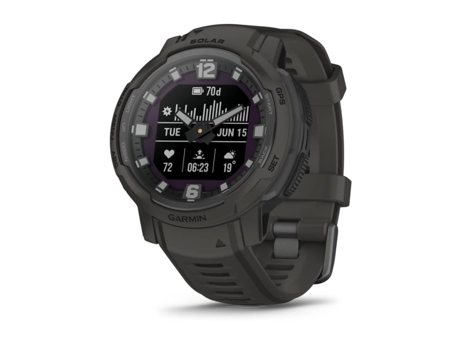 Garmin Instinct Crossover Watch Standart Edition Solar 45mm Graphite 010-02730-11