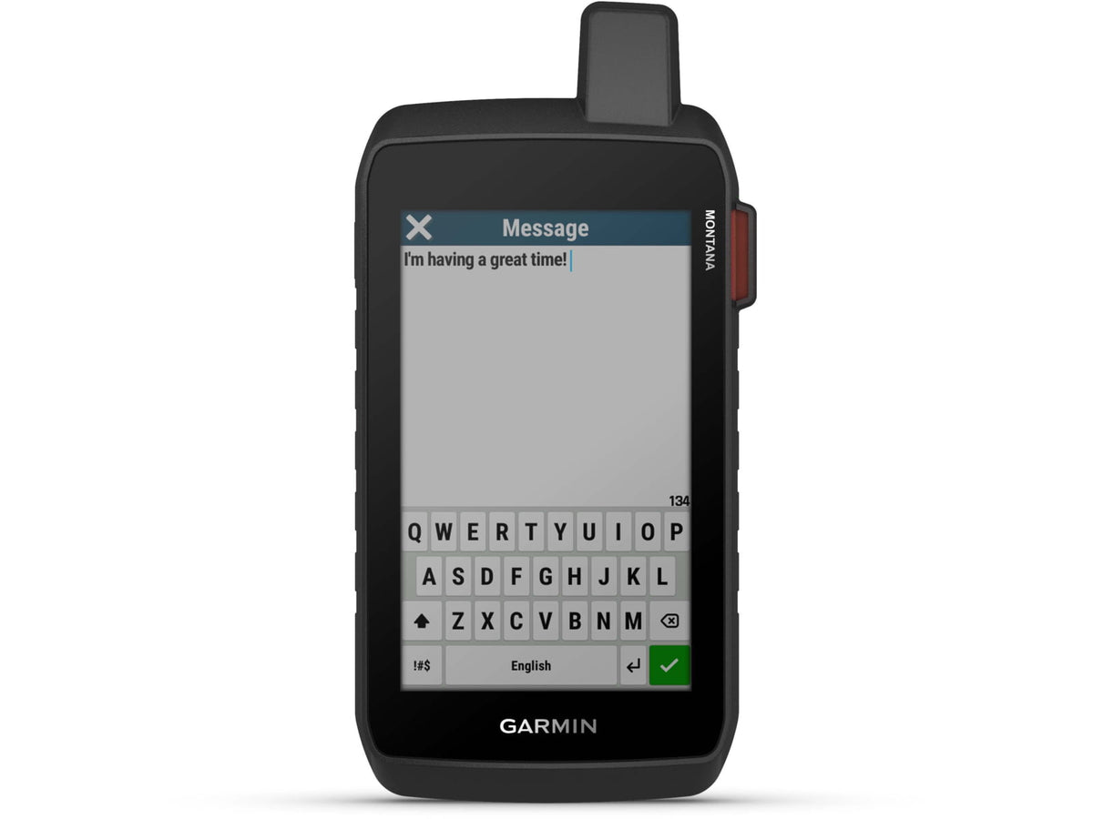 Garmin Montana 760i Rugged GPS Handheld Navigator w/Built-in InReach Technology/8Mp Camera Black 010-02964-10