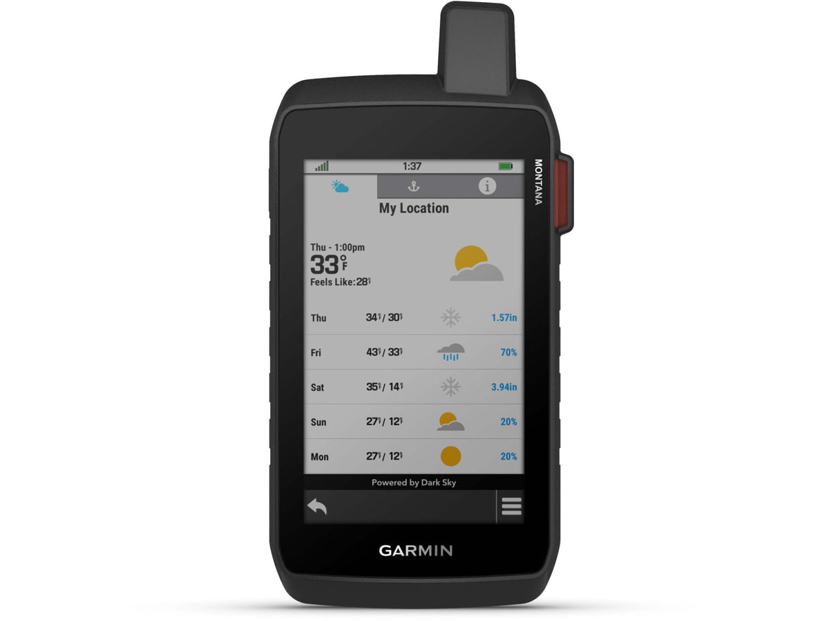 Garmin Montana 760i Rugged GPS Handheld Navigator w/Built-in InReach Technology/8Mp Camera Black 010-02964-10