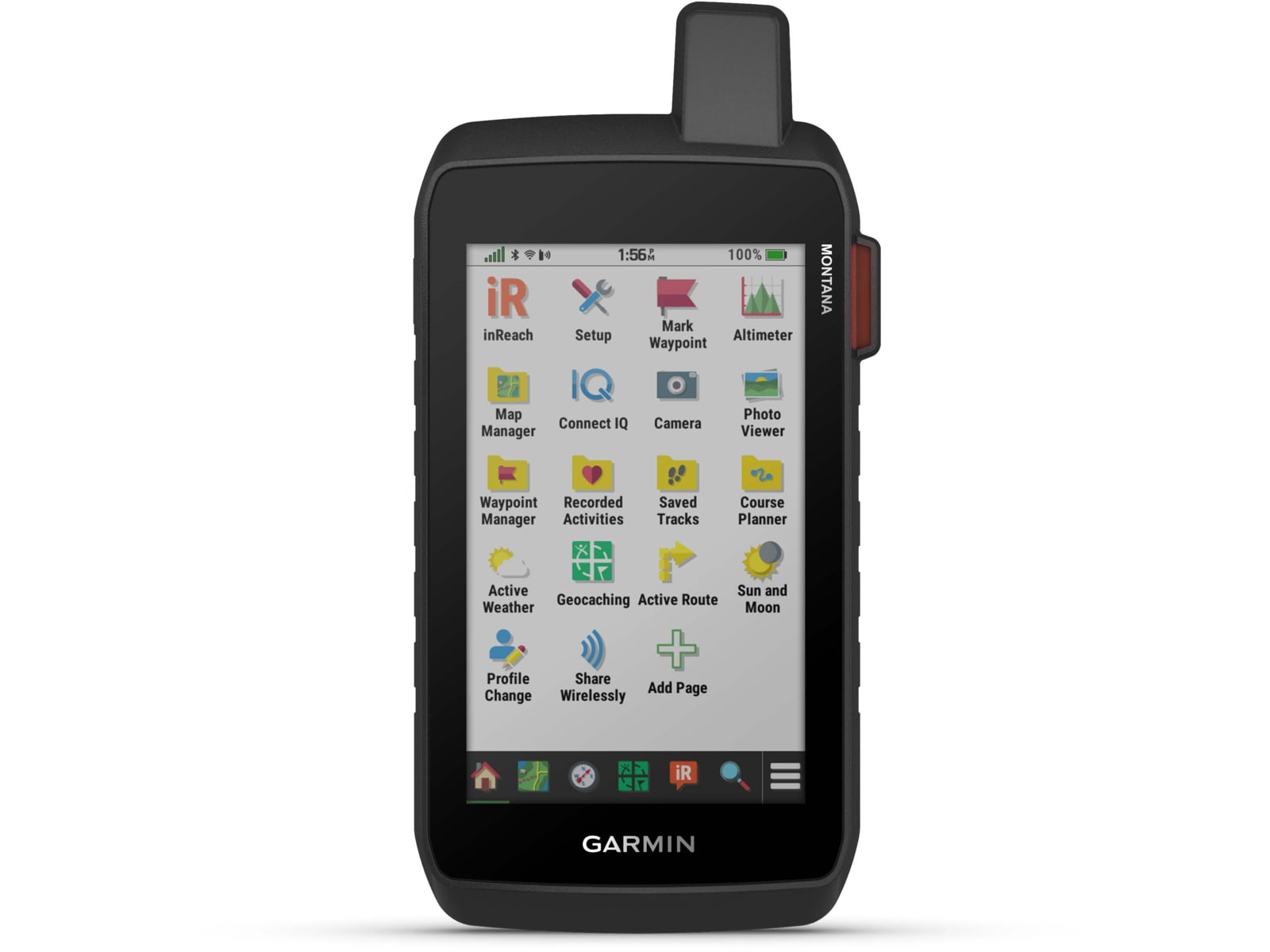 Garmin Montana 760i Rugged GPS Handheld Navigator w/Built-in InReach Technology/8Mp Camera Black 010-02964-10