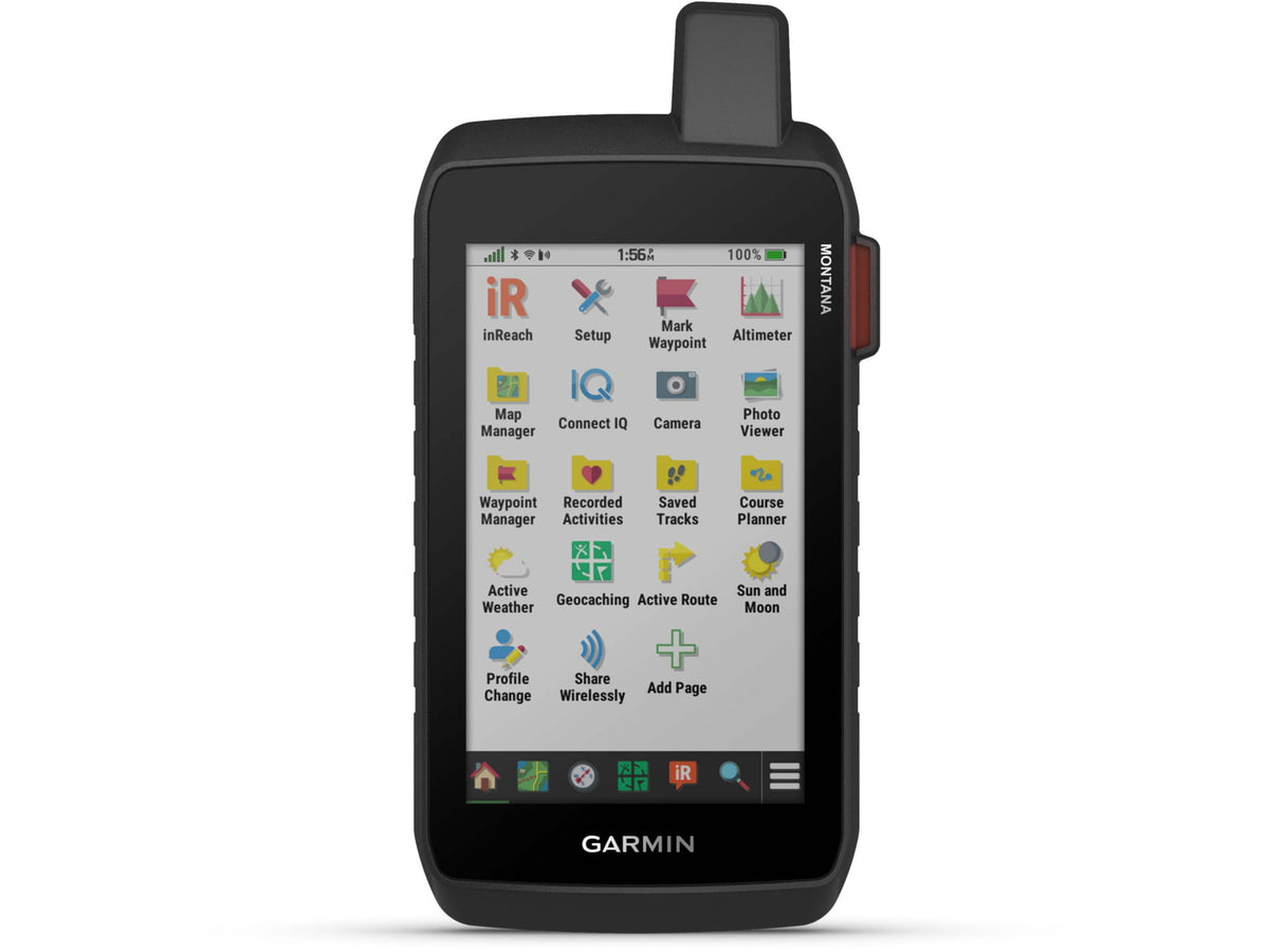 Garmin Montana 760i Rugged GPS Handheld Navigator w/Built-in InReach Technology/8Mp Camera Black 010-02964-10
