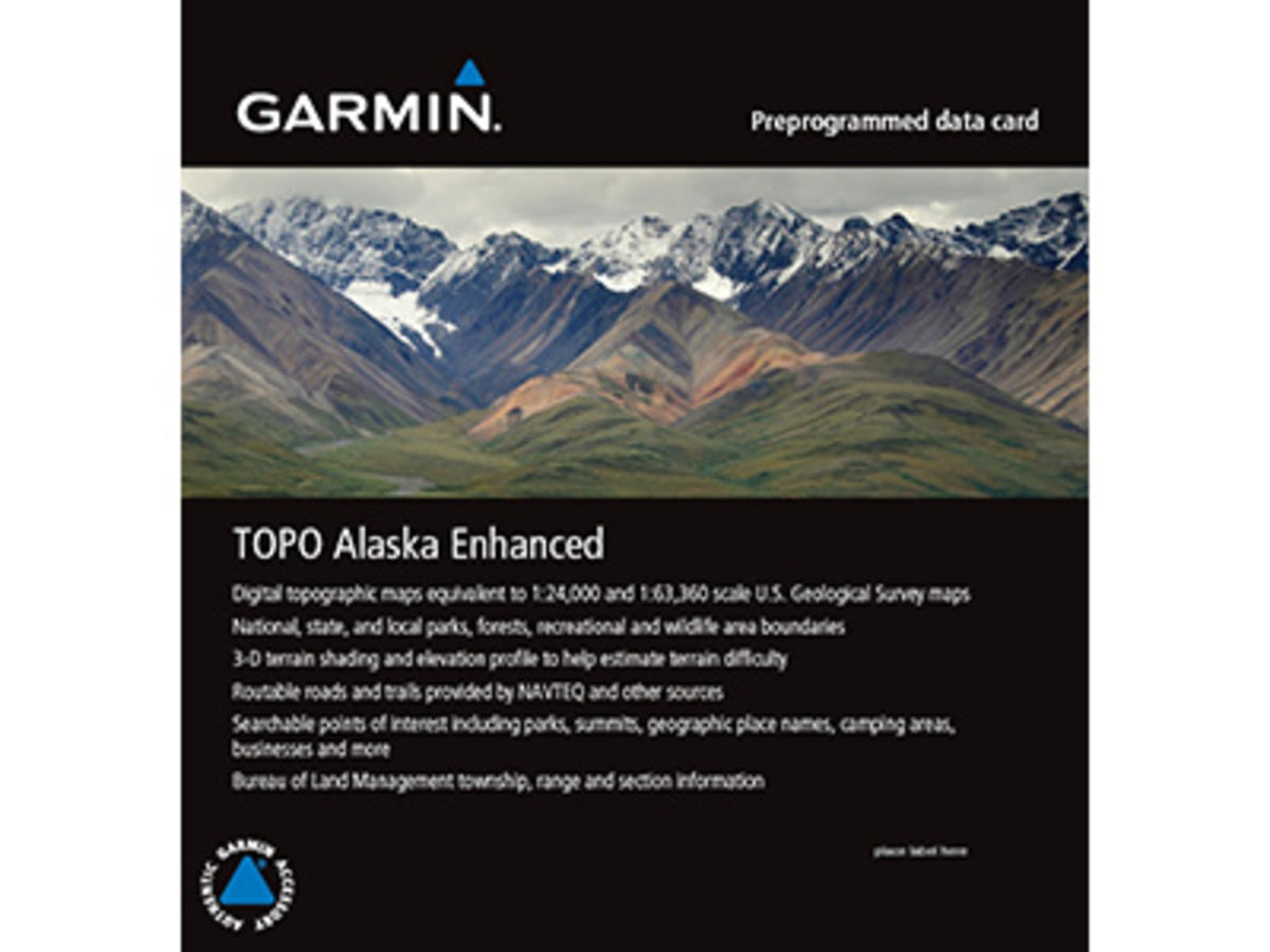 Garmin TOPO Alaska Enhanced microSD 010-C1057-00