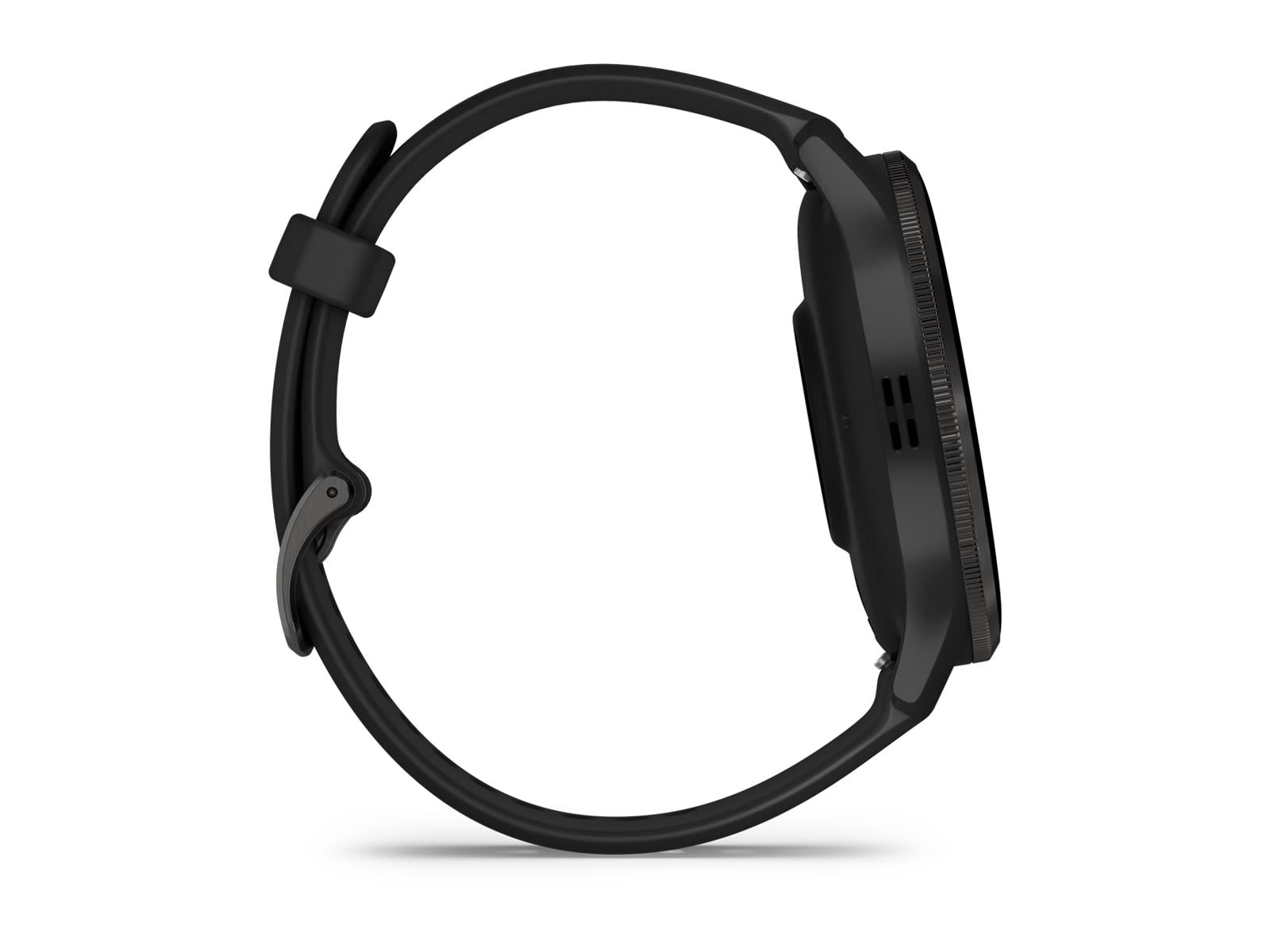 Garmin Venu 3 Watch Slate Stainless Steel Bezel w/ Black Case and Silicone Band