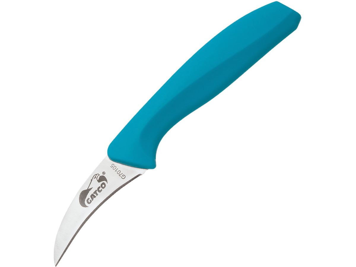 Gatco Sharpeners Curved Paring Knife Teal GTC70105
