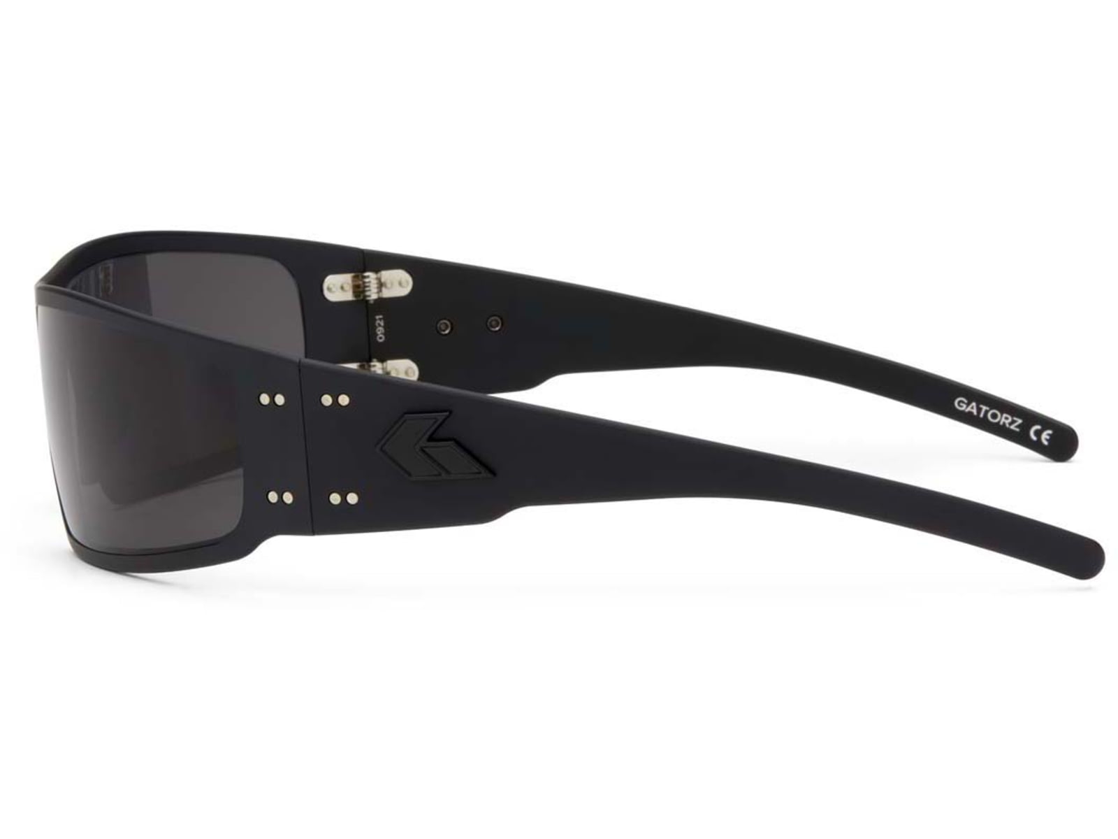 Gatorz Blackout Magnum Sunglasses Blackout FrameOptimized Polarized Smoked Lens
