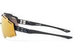 Gatorz Blastshield B2 Sunglasses Black Matte Black Logo MilSpec Ballistic Rose Gold Mirror w/ Anti-Fog ANSI Z87.1 Black One Size