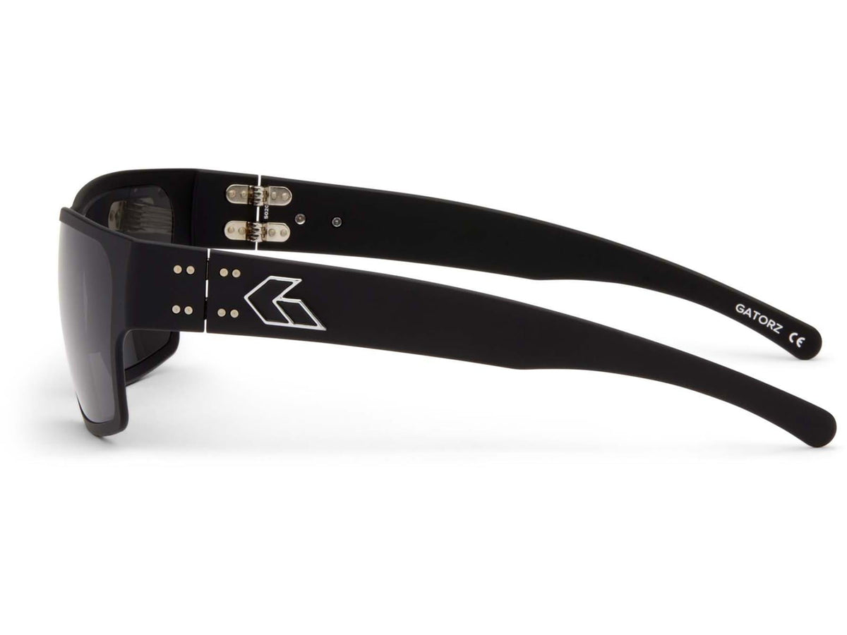 Gatorz Delta Sunglasses Matte Black Frame Smoked Lens