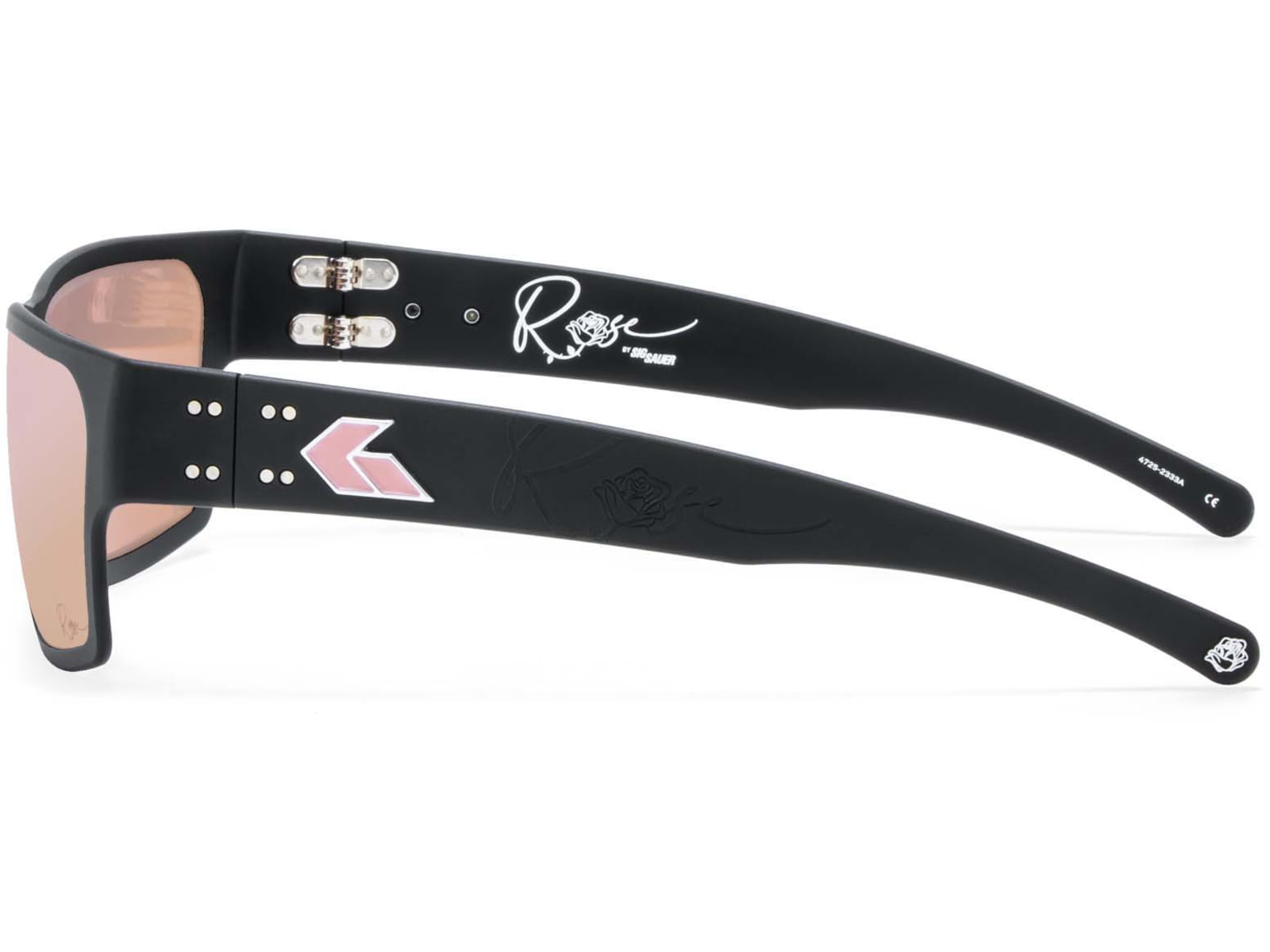Gatorz Sig Sauer Delta Brown Polarized Sunglasses Charcoal Medium